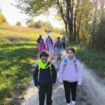 Unterrichtsgang der 2. Klassen zur Hecke